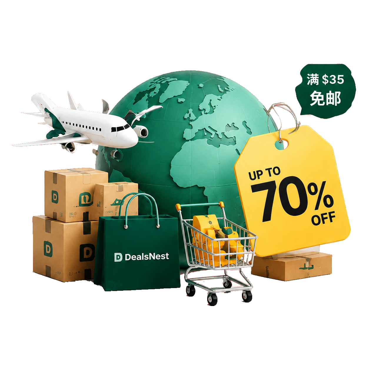 DealsNest local warehouse shipping visual